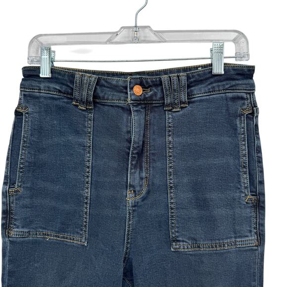 Pilcro Jeans The Icon Flare Womens SZ 29 Blue High Rise Bell Bottom 70s Western - Picture 4 of 12